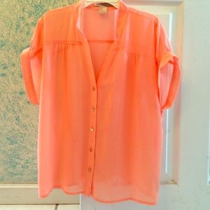 Salmon blouse