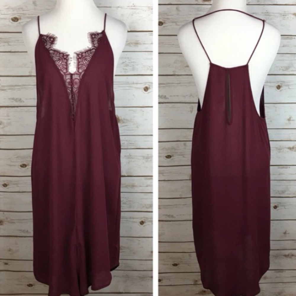 NWT - Free People Parisian Slip Dress "Moroccan"
