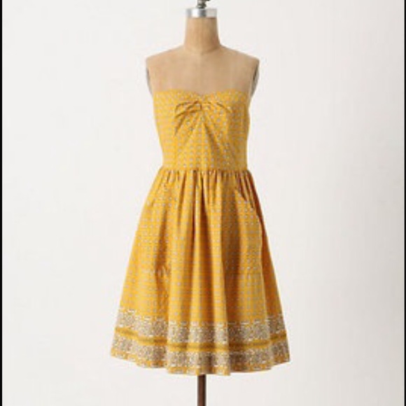 Anthropologie Bright Bandana Dress