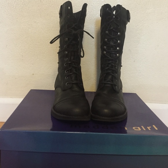 Madden girl zorrba combat boot