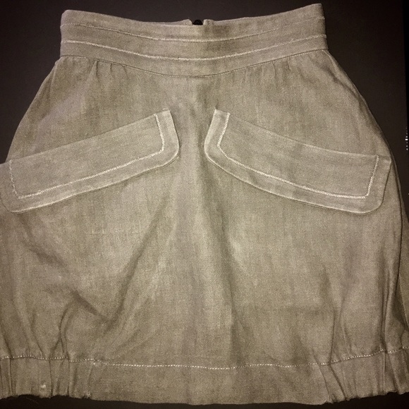 Missoni linen skirt with front pockets