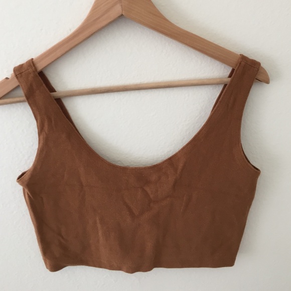 Brown Crop top