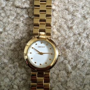 DKNY gold watch