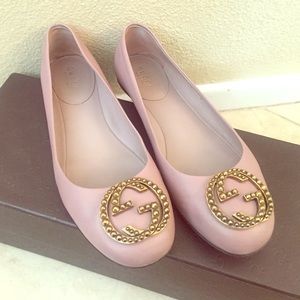 Gucci Leather Ballet Flat