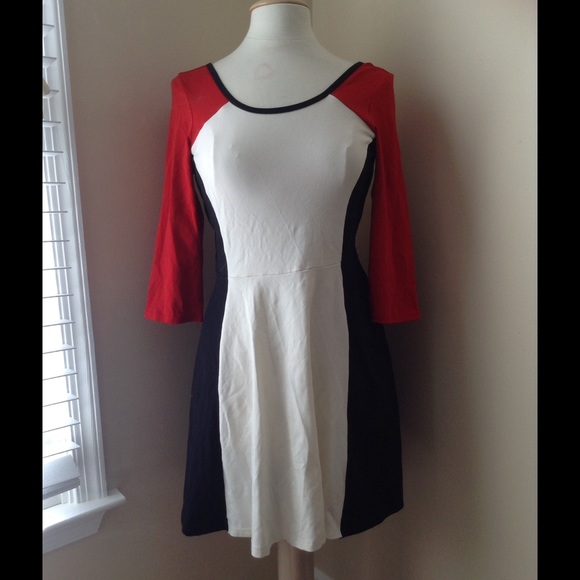 Express color block dress