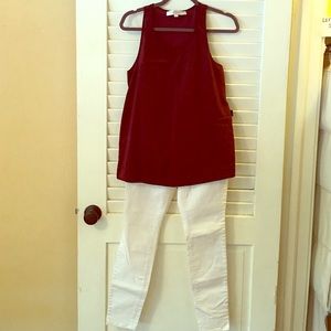 Blouse and Cropped pants sold separately