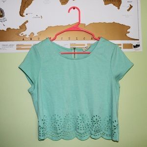 Urban Outfitters Mint Crop Top