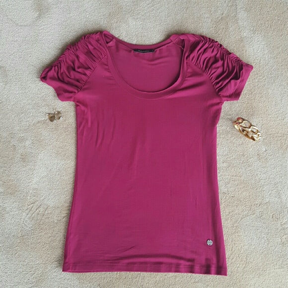 Tintoretto berry jersey tee