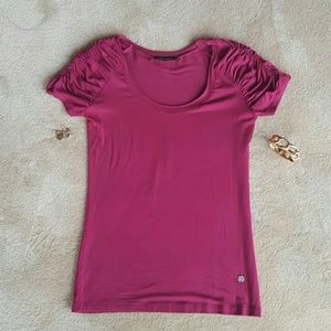 Tintoretto berry jersey tee