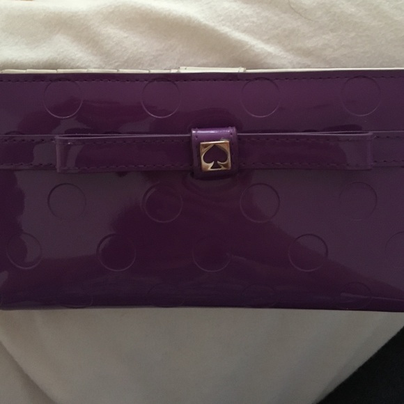 Kate Spade polka-dot wallet