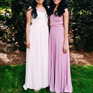 White formal dress