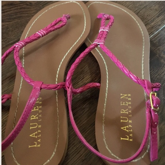 Pink Ralph Lauren Sandals