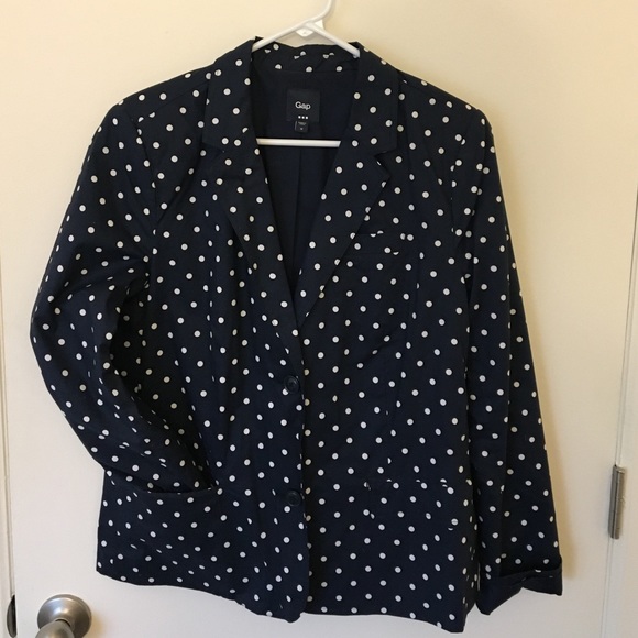 Adorable Navy Polka-Dot Blazer from GAP