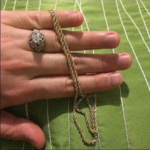 Solid 14k Gold Rope Chain! SOLD