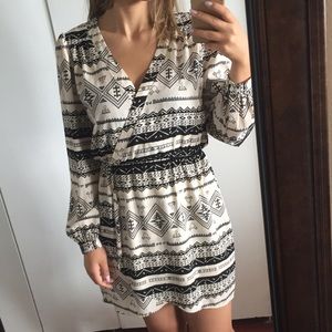 Honey Punch Aztec Dress