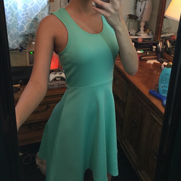 Blue/Green Dress