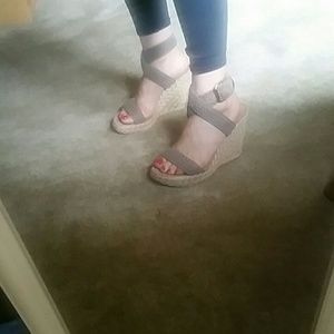 Stuart Weitzman Wedge Sandals