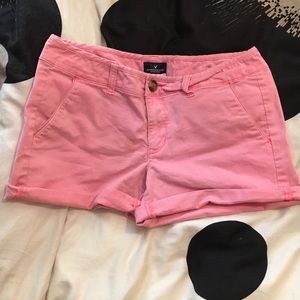American eagle pink shorts