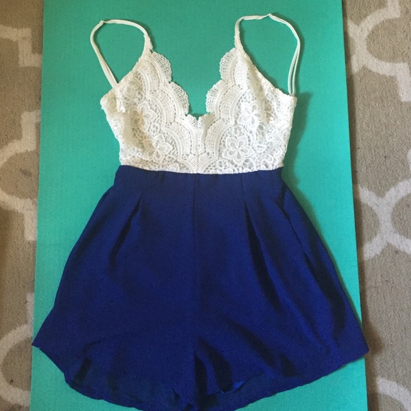 Romper with shorts on bottom