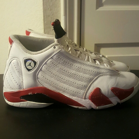 Retro 14 wht/red