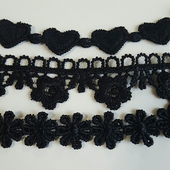 3 Choker necklace bundle