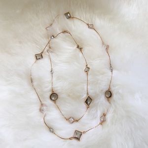 Henri Bendel LUXE Cubic Zirconia Long Necklace