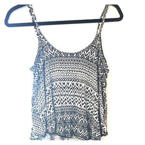 Tribal crop top