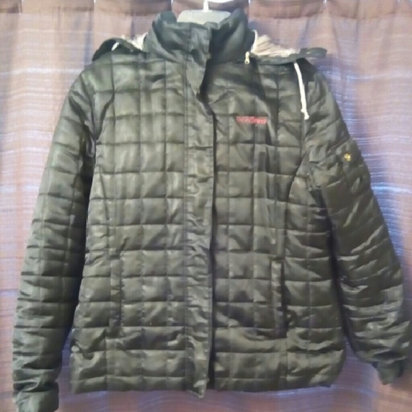 Echo red authentic down jacket