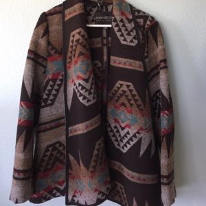 Aztec print jacket