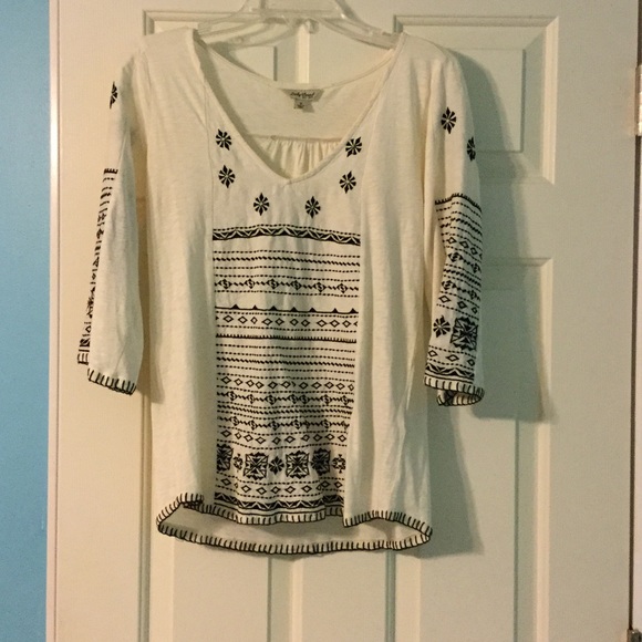 Off white Lucky Brand blouse