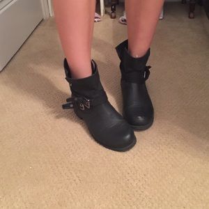 Black booties