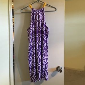 Sleeve less LSU game day dress