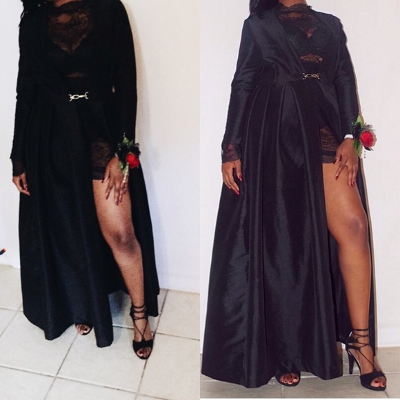 2 piece dress (Lace dress and gown)