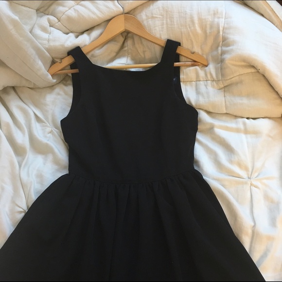 American Apparel Peachskin Lola Dress - Black
