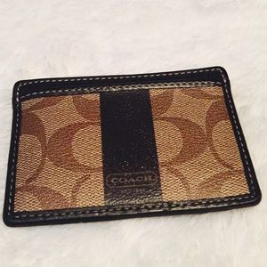 Coach card holder