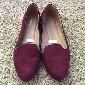 Maroon Loafer/Flats