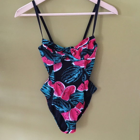AA watermelon underwire swim XS