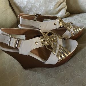 Summer wedge heel sandals