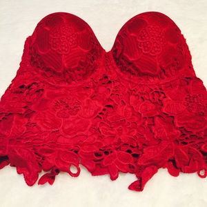 Corset - laced crop top