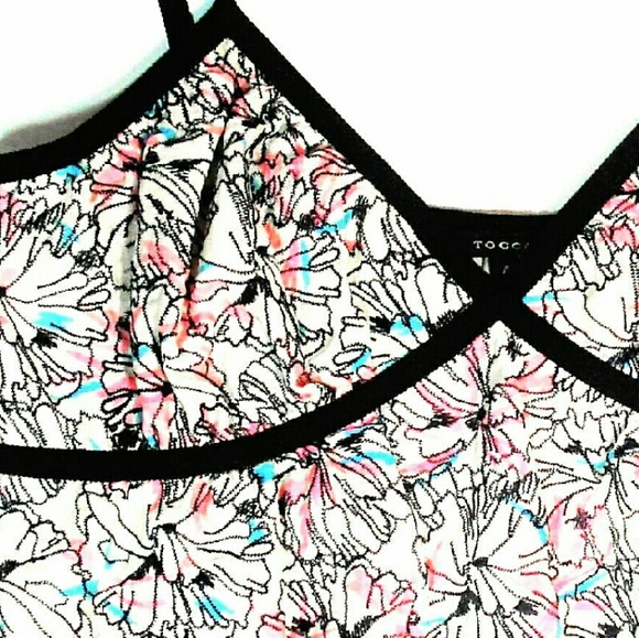 sold! TOCCA camisole top silk floral embroidery - Picture 4 of 4