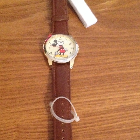 New lather Mickey Mouse watch