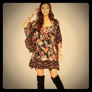 Free People Heart of Gold Floral-Print Dress