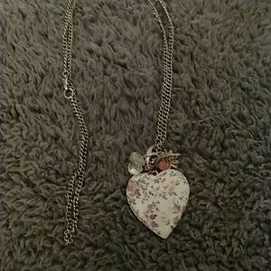 Heart locket necklace