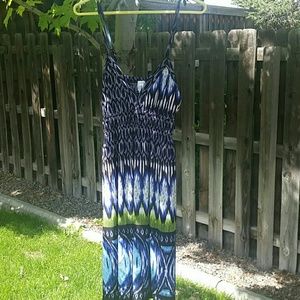 Casual boho summer sun dress