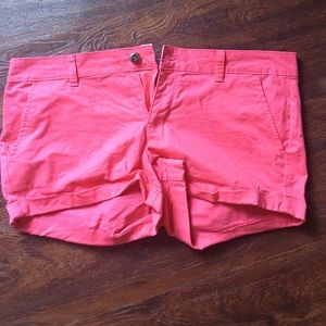 Coral color shorts from Kohl's