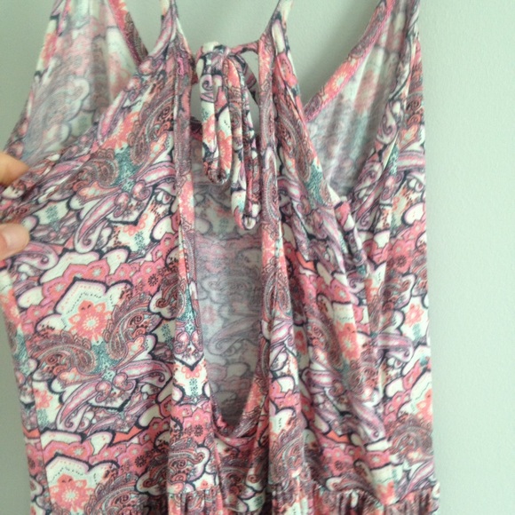 paisley pattern peplum tank - Picture 3 of 4