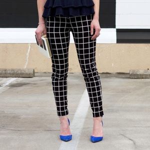 Old Navy || Window Pane Pixie Pants