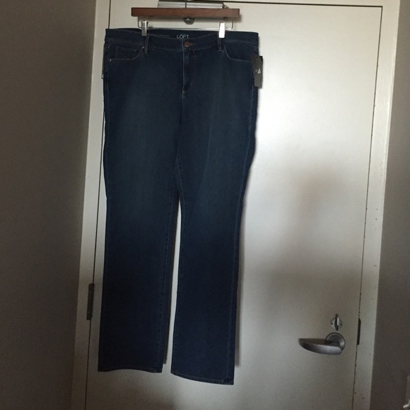 Loft modern straight jean