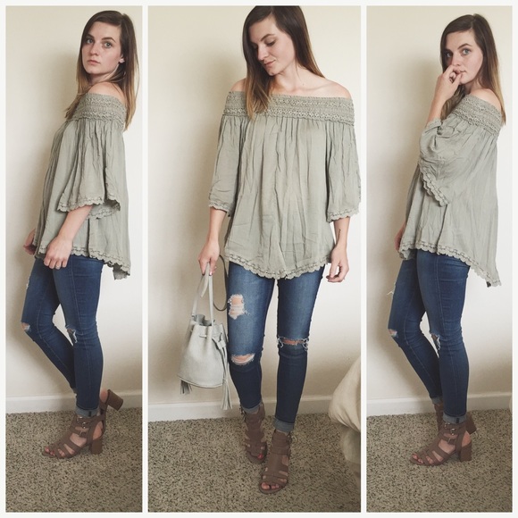 FINAL price! Beverly • Off Shoulder Tunic - Picture 4 of 4