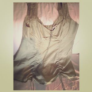 Think Spring🌷Nanette Lepore Green Silk Sleeveless